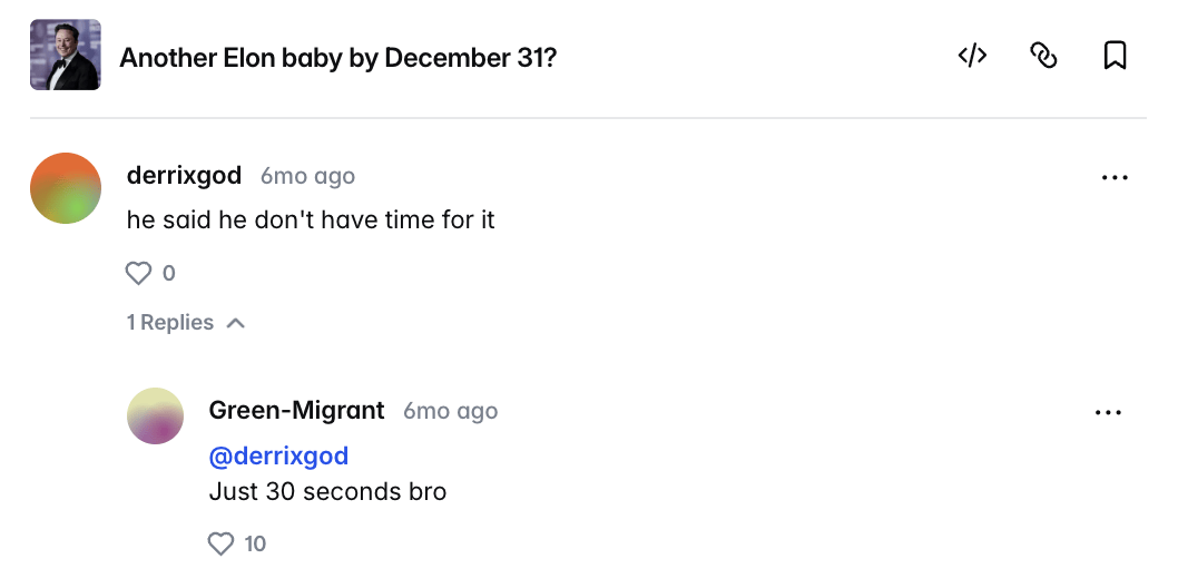 Top comment